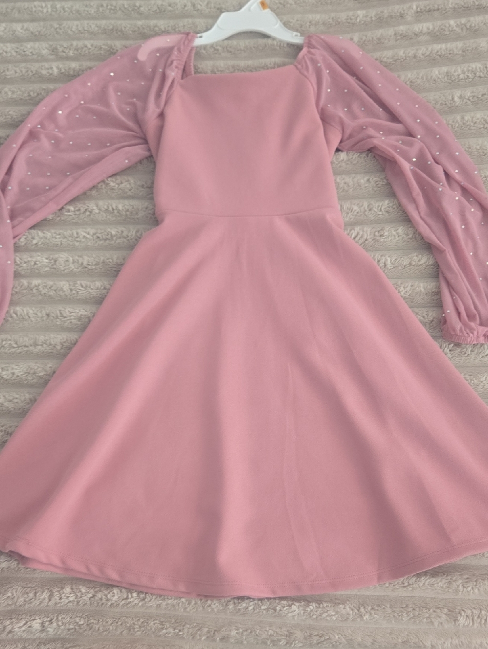 Speechless Pink Puff-Sleeve Formal Dress for Girls